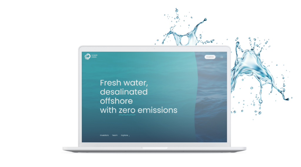 Design Containers work with clear communication strategy, web solutions and visual profile for Ocean Oasis